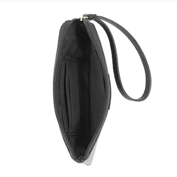 Liz Claiborne Mini Zip Around Wristlet - Picture 2 of 4